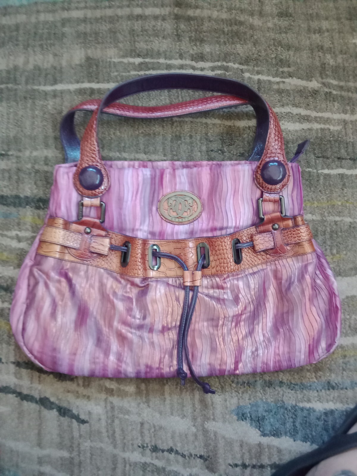 Original By Sharif 1827 Pink And Purple Handbag