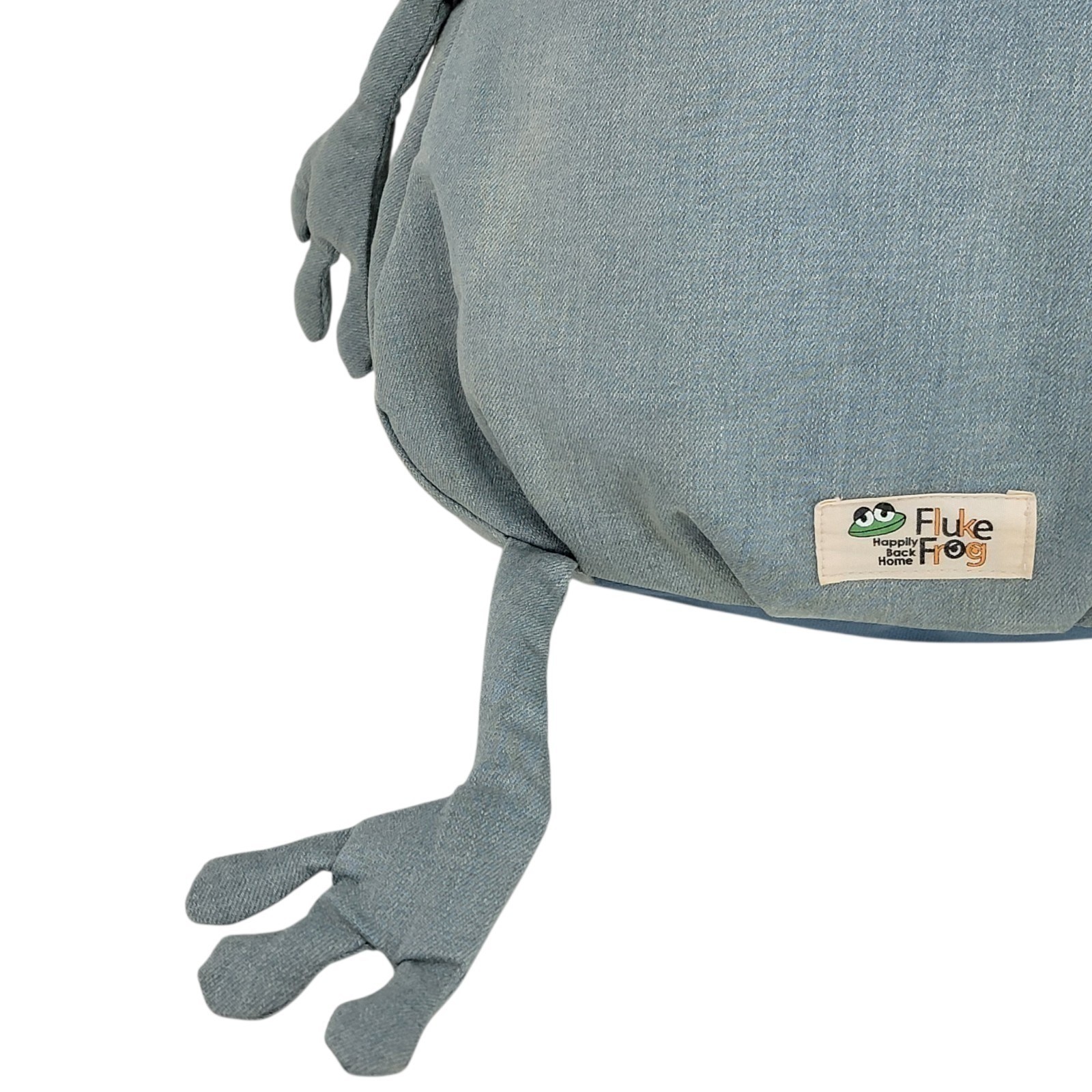 Gym Master Fluke Frog Mini Backpack Bleached Denim Japan Gamaguchi Frame Rare