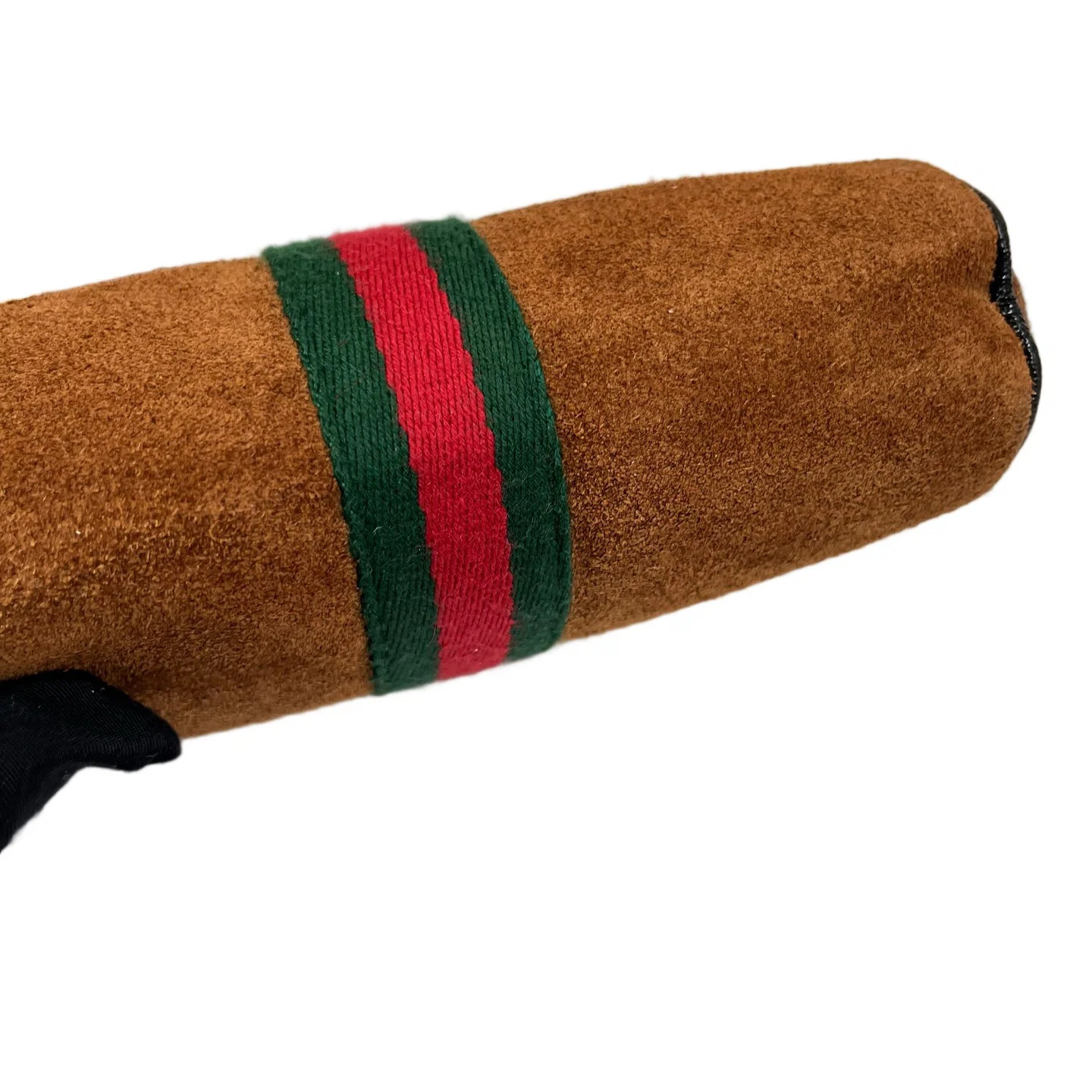 Gucci Camera Case Brown Black Green Red Suede (dh071026e7r)
