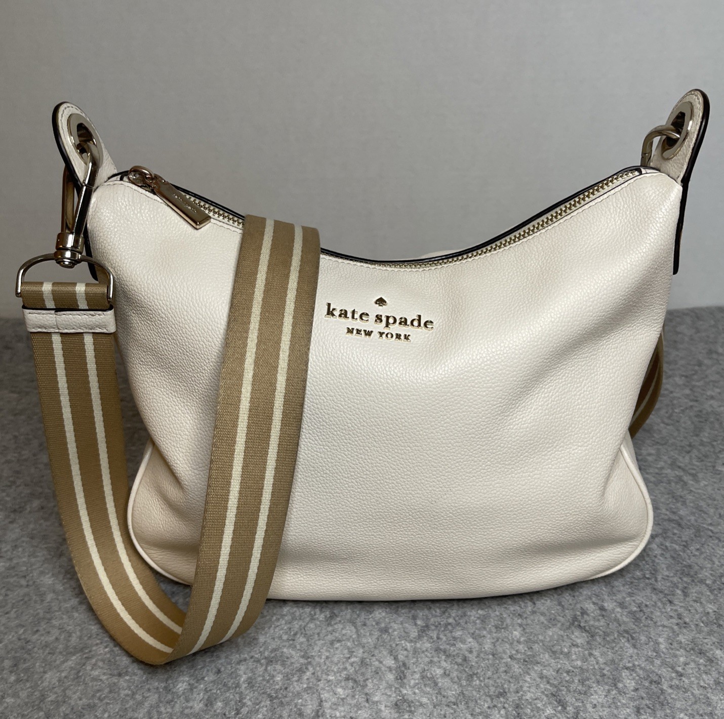 KATE SPADE Rosie Crossbody Ivory Leather Bag – Preowned – Read Description