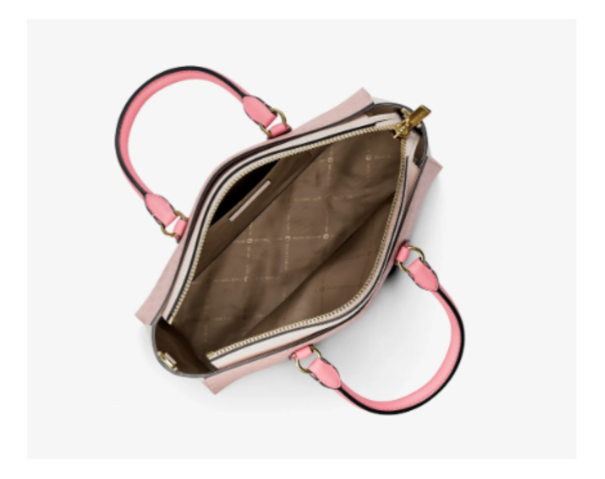 MICHAEL KORS Arden Small Color-Block Signature Logo Messenger Bag