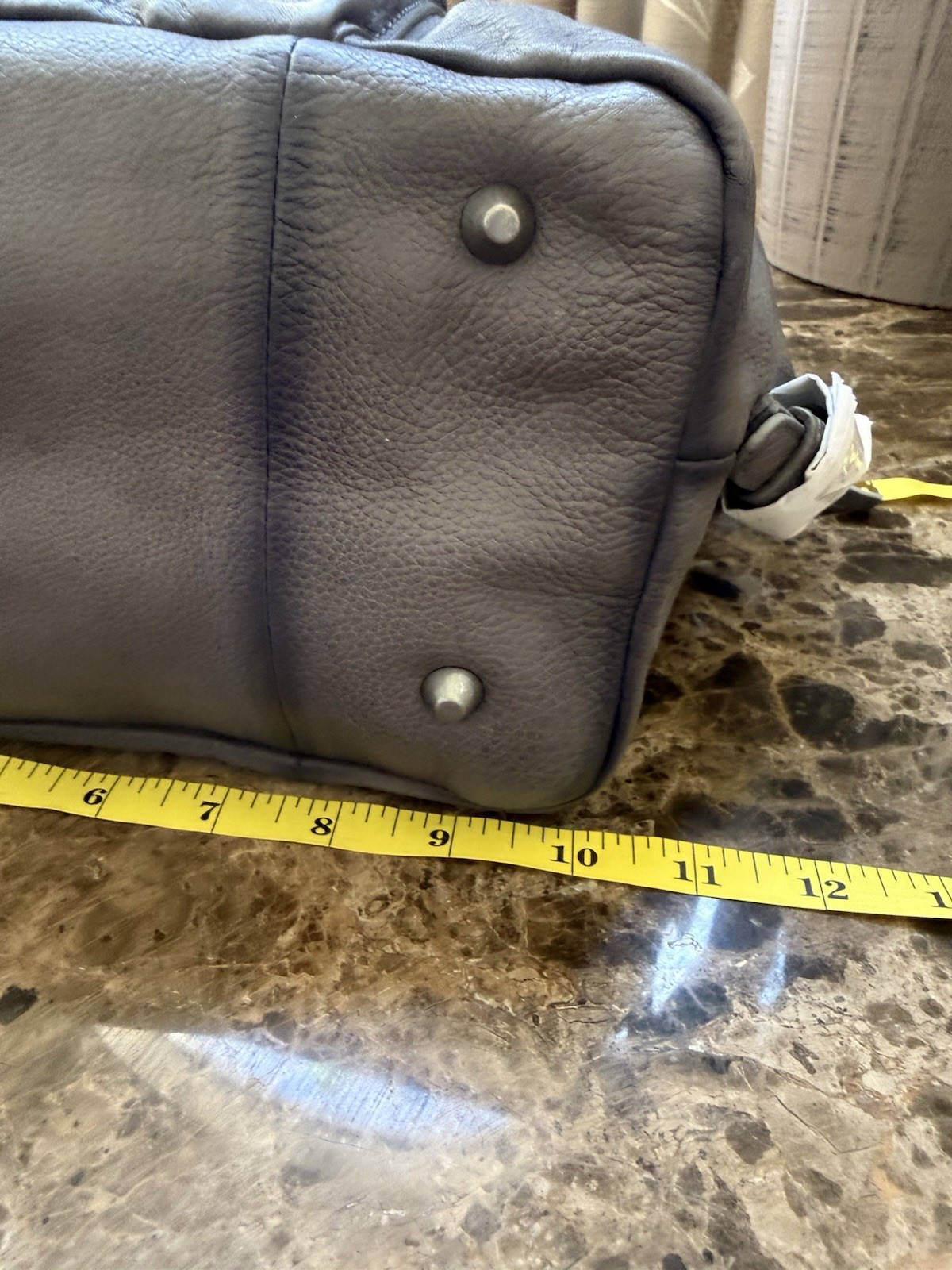 Free People We The Free Baby Emerson Gray Leather Satchel Crossbody Bag