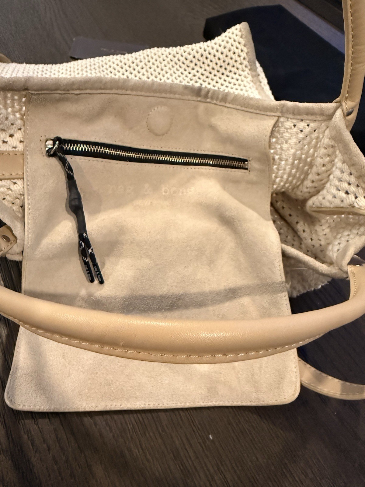 Rag & Bone Summer Passenger Tote Natural Net, Beige
