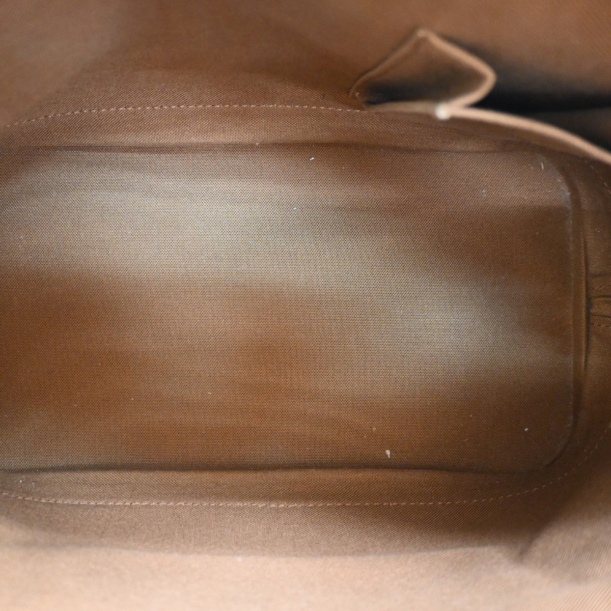 LOUIS VUITTON LV Logo Alma Hand Bag Monogram Leather Brown France M51130 77CB080