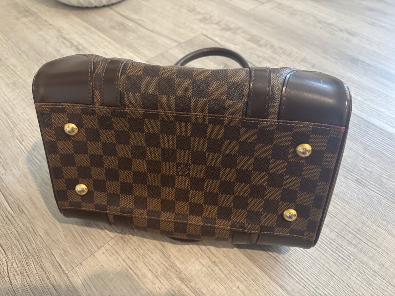 Louis Vuitton Damier Ebene Berkeley Bag- Authentic-