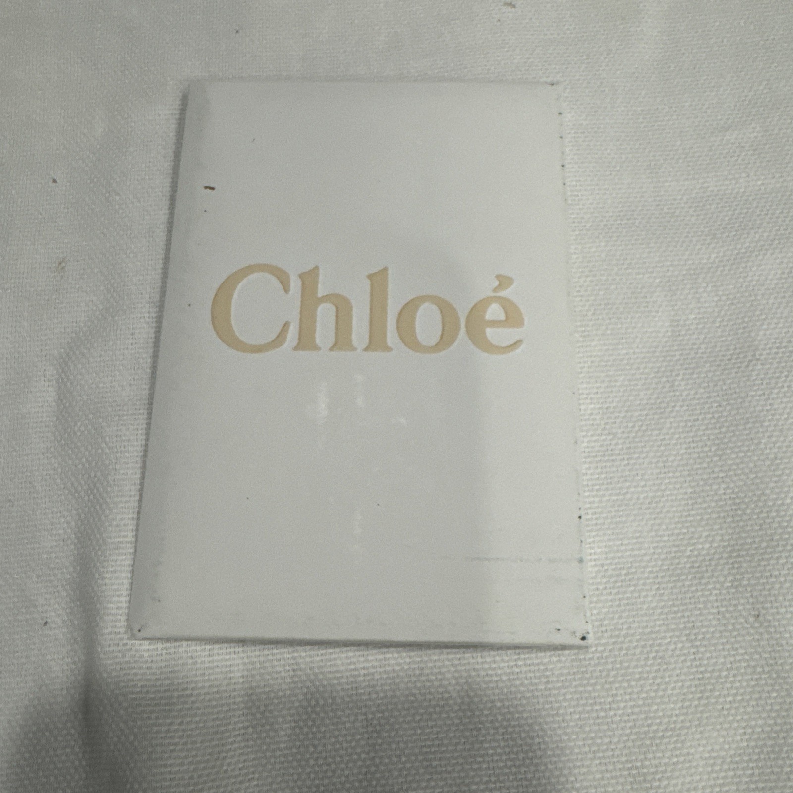 Chloé Faye Smooth Calfskin Bag Chain & Buckle Accents Gold Hardware Original