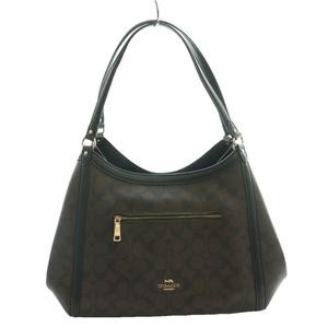 Coach Canvas Shoulder Bag Brown AB 17.9″ x 10.7″ x 5.7″ Women’s