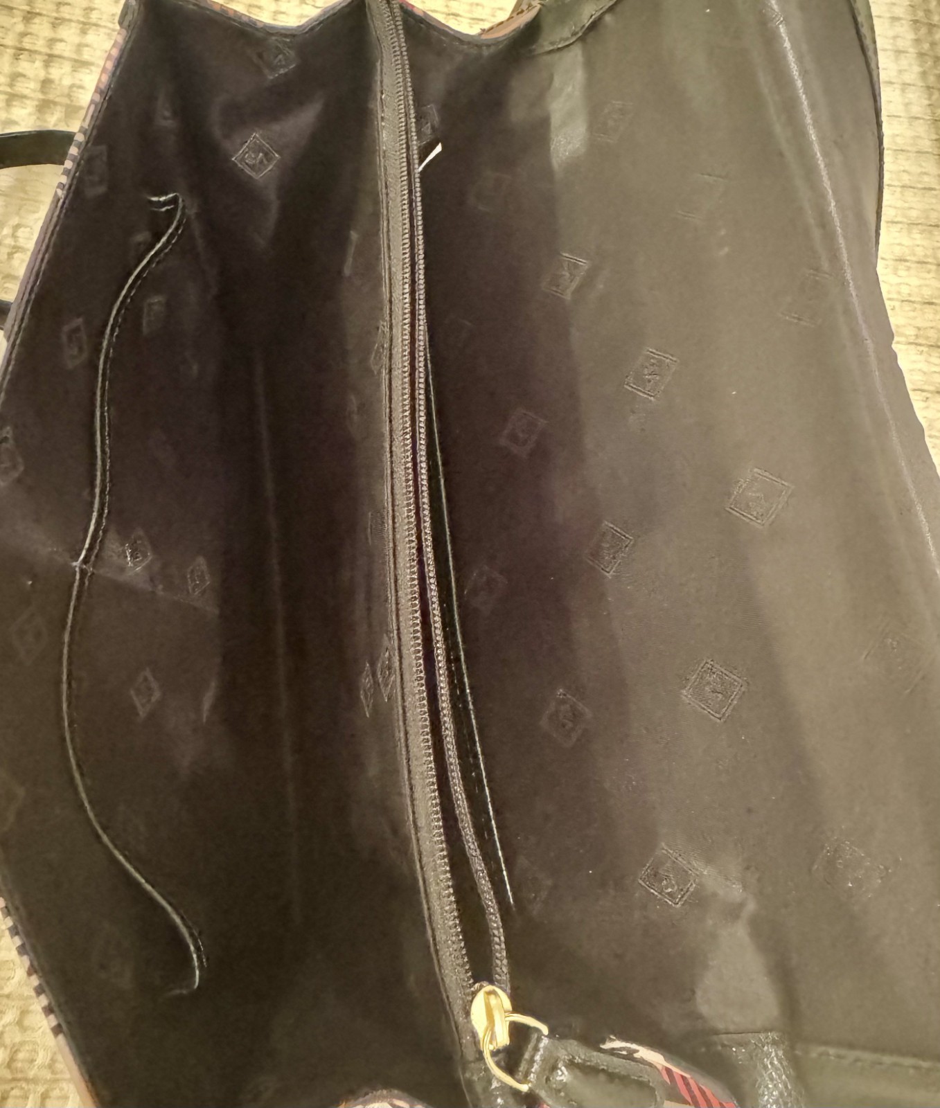 Vera Bradley Lydia Satchel *Sofia Plaid* — leather trim, NWOT