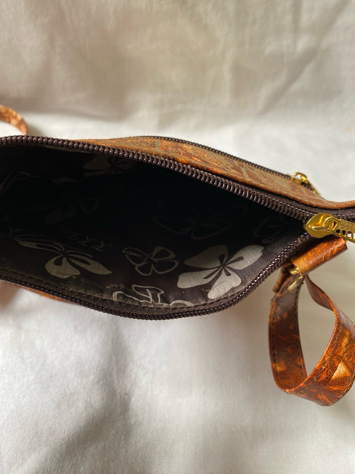 Egyptian Camel Leather Woman Girl Over Shoulder Purse Bag 7.25″X6.5″ Maat Isis