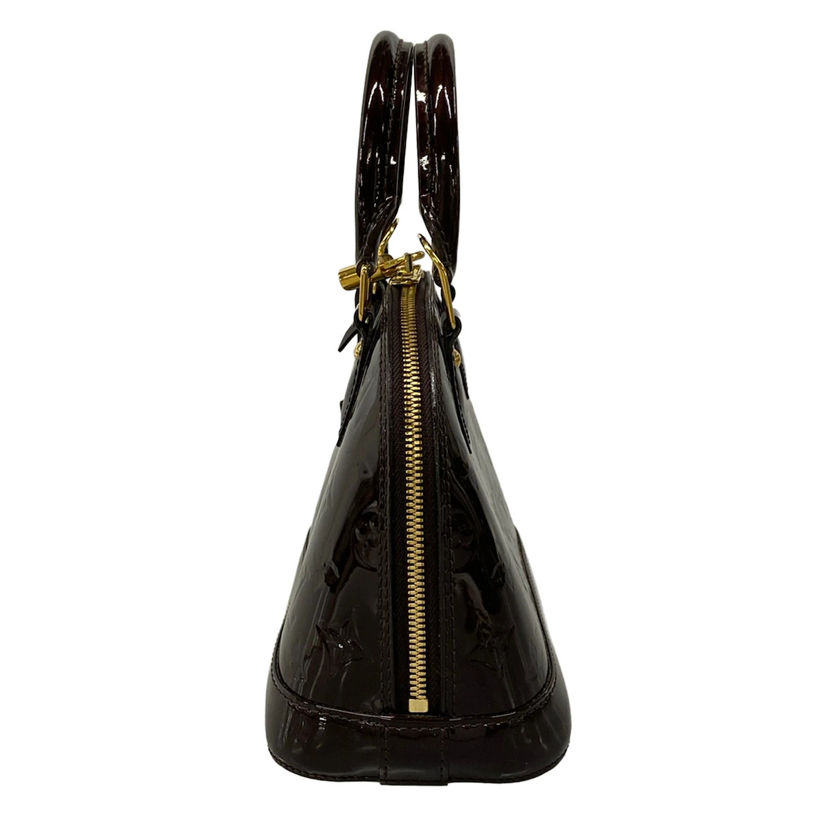 LOUIS VUITTON Alma BB M91678 Amarante Monogram Vernis SN4176 Handbag