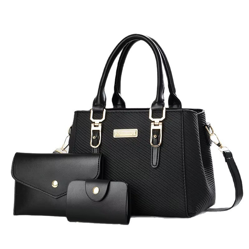 Luxury Bucket Handbag Women Shoulder Bag PU Autumn Winter Medium Commuter Style