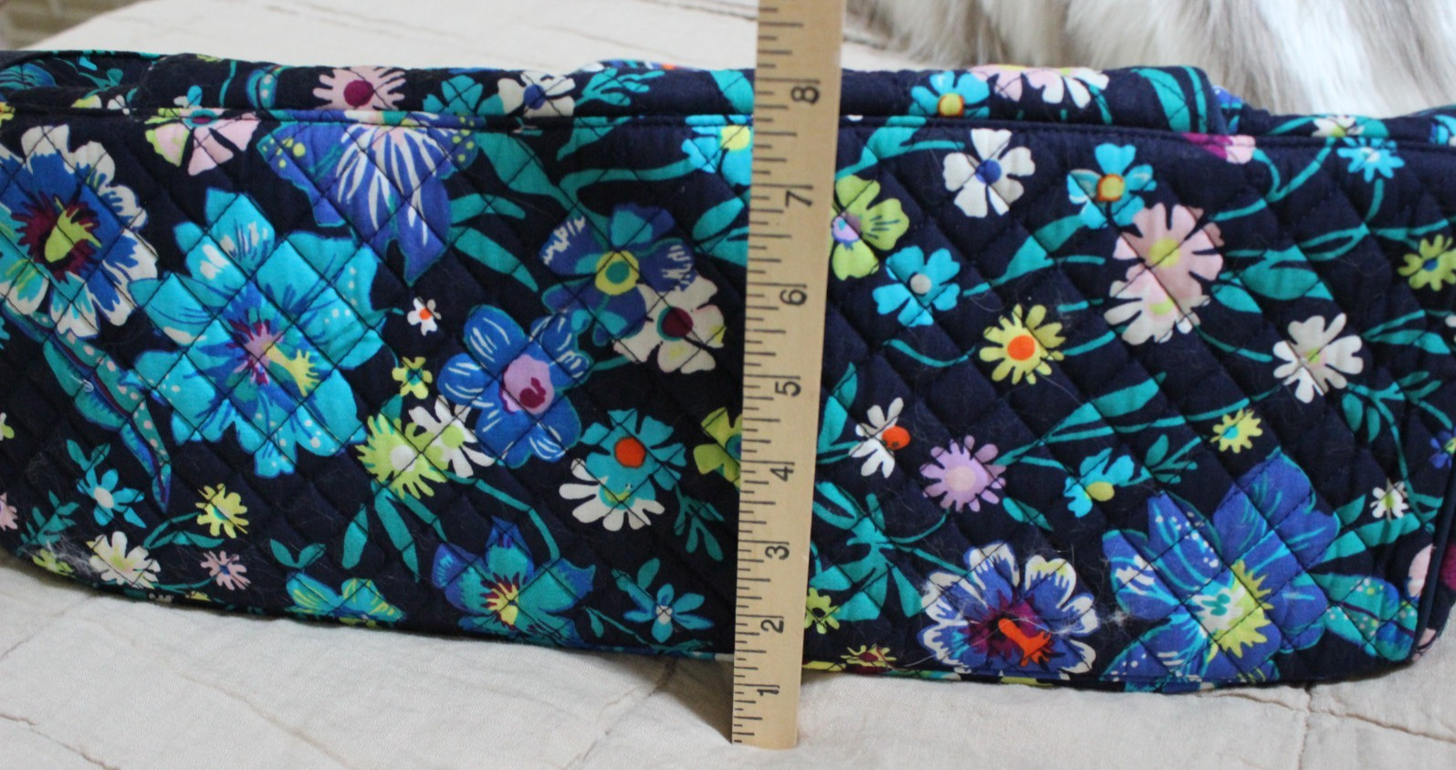 Vera Bradley Iconic Compact Weekender Travel Bag/Moonlight Garden Floral