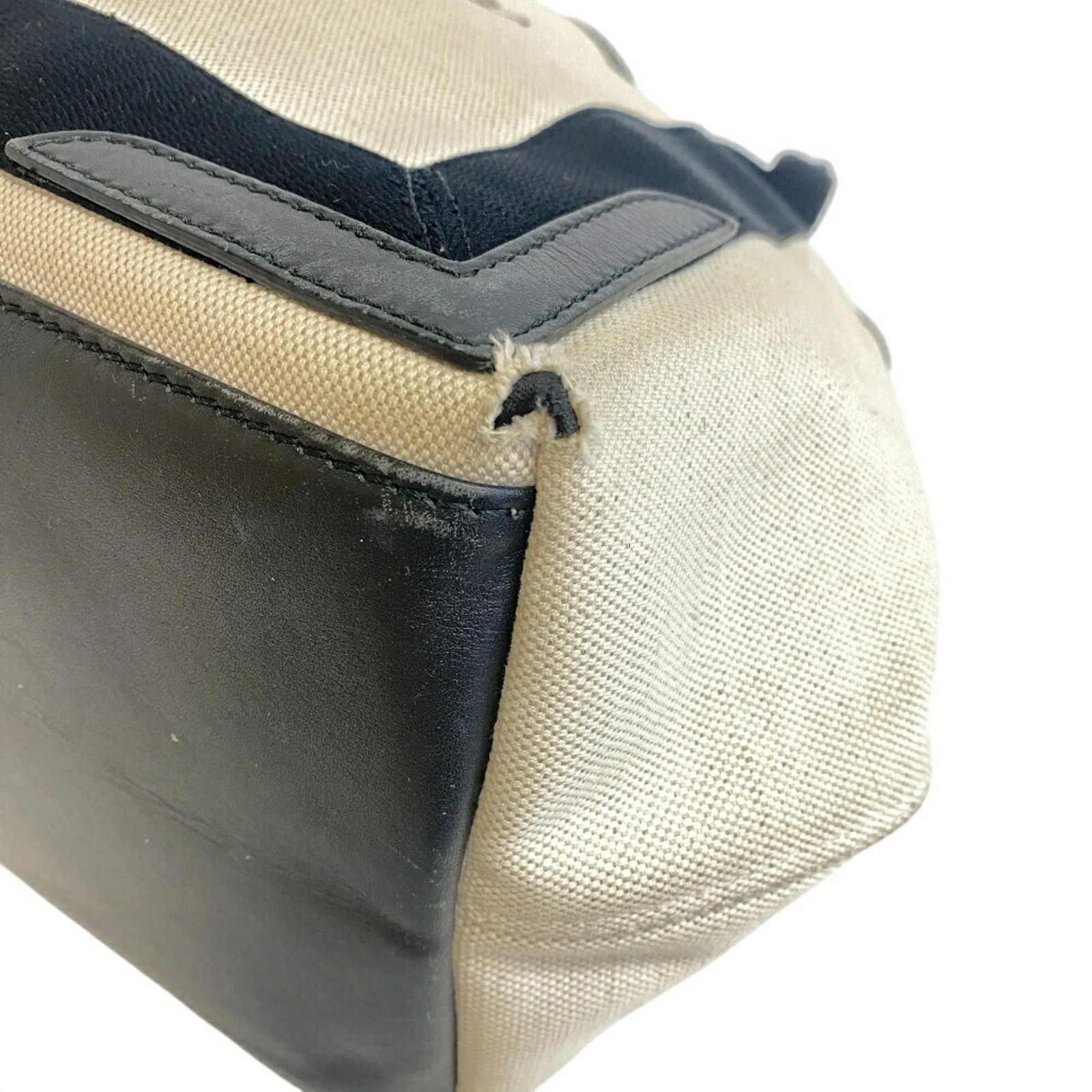 BALENCIAGA 339933 Navy Cabas S Tote Handbag, Beige, Women’s GZl1f7vf