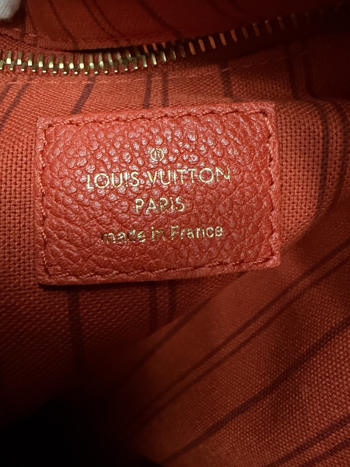 Louis Vuitton Monogram Empreinte Citadine PM Tote Bag Red/Orange