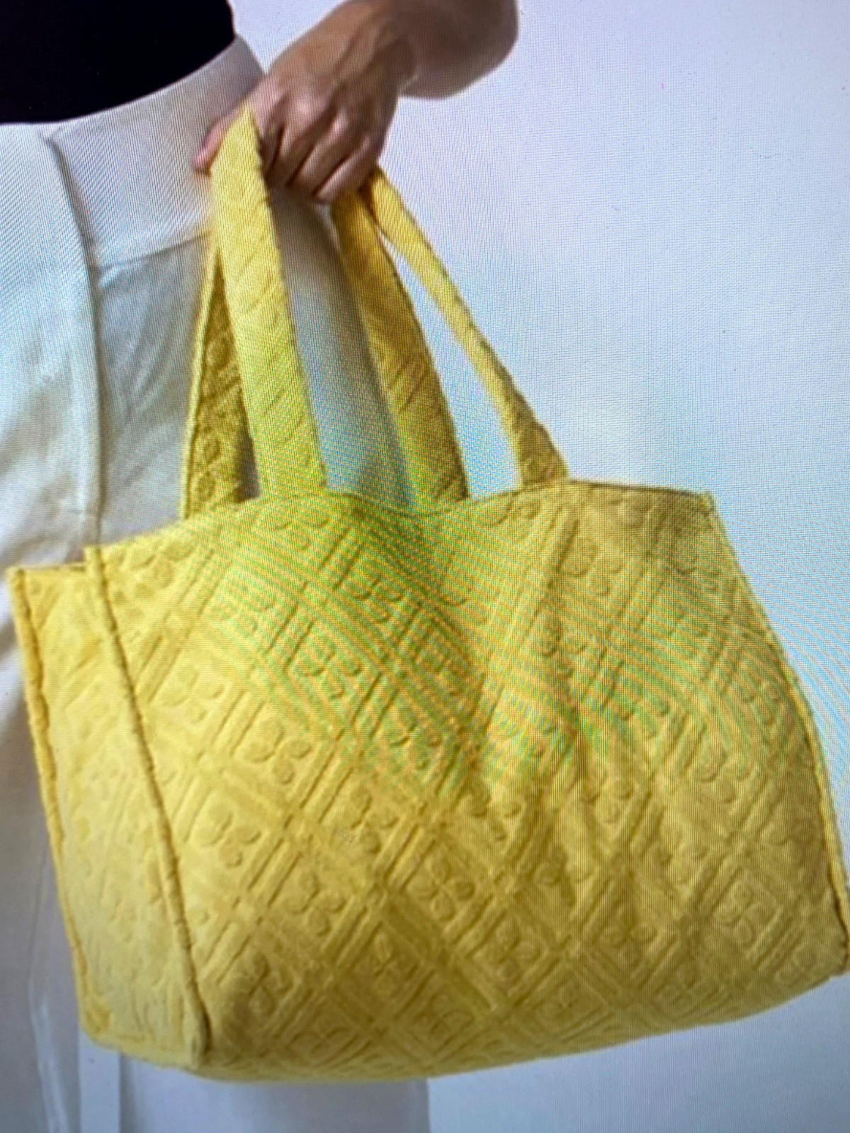 HELEN KAMINSKI ROCAMAR TERRY TOTE NEW/TAG MEDALLION