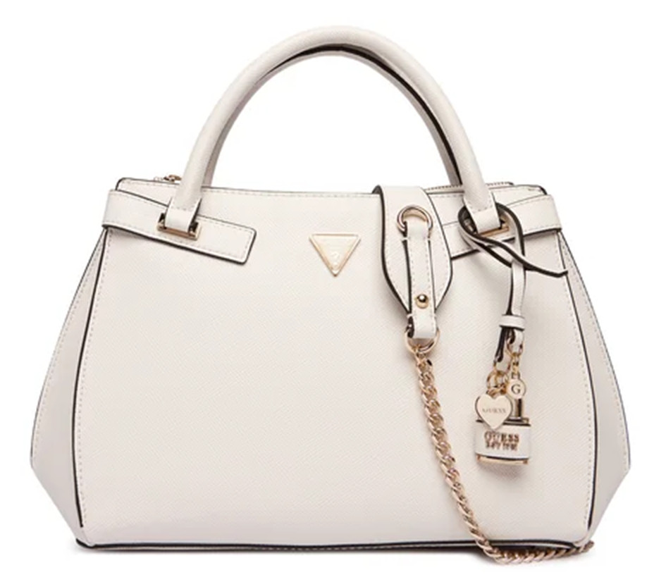 GUESS HWZG80 91060 SERENOVA GIRLFRIEND SATCHEL BAG WOMEN SAFFIANO ZIPPER ZIP