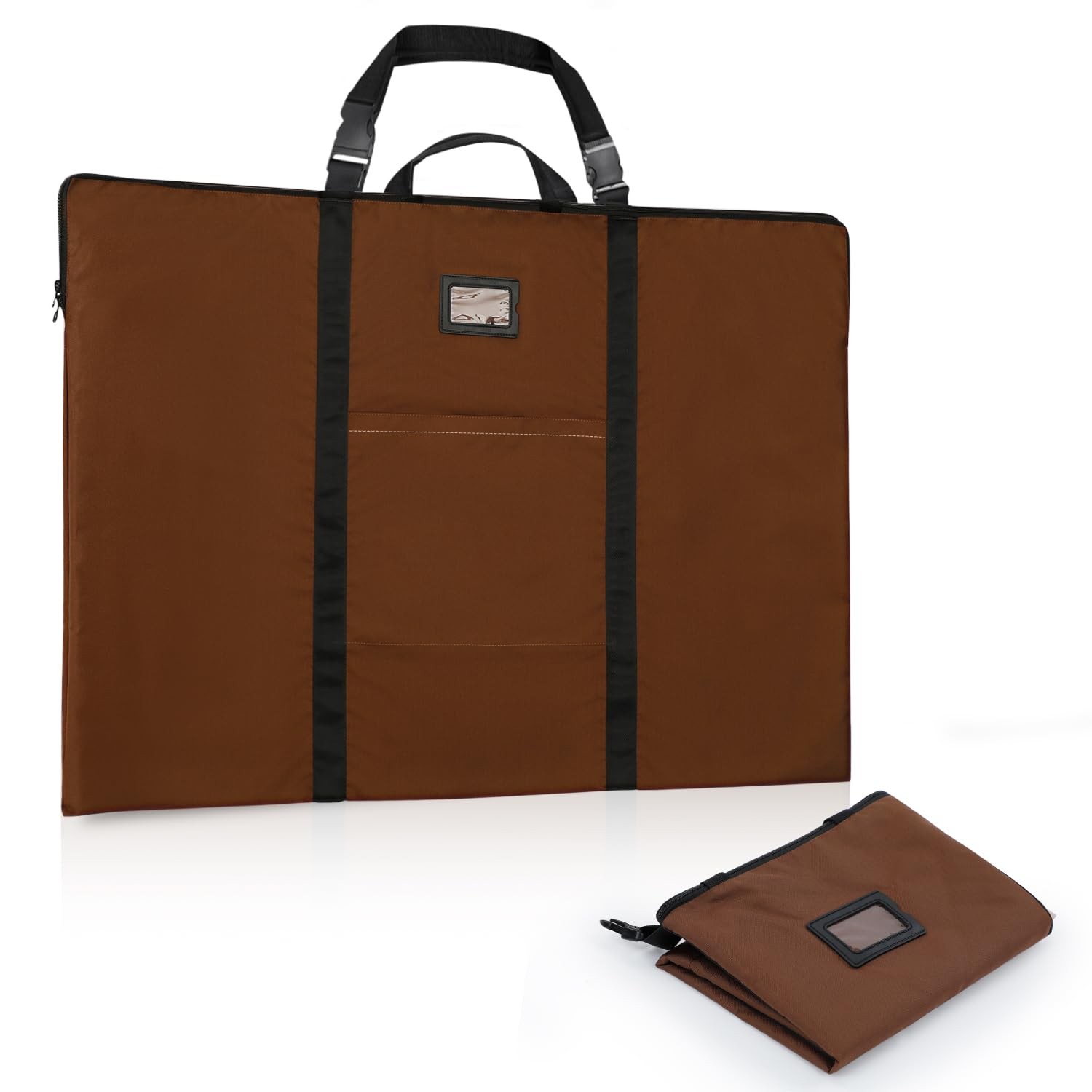 Large Size Art Portfolio Bag with Nylon Shoulder, 24 x 36 inches Light Weight Po
