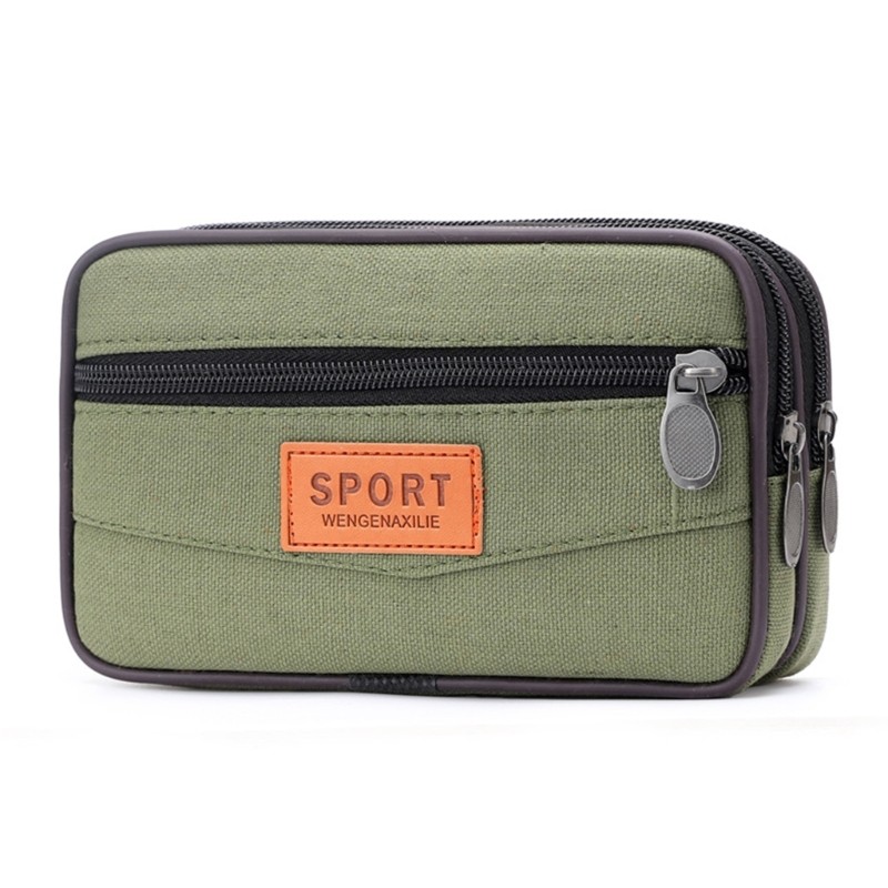 Canvas Mobile Phone Bag with Large Storage Capacity Organize Your Belongings