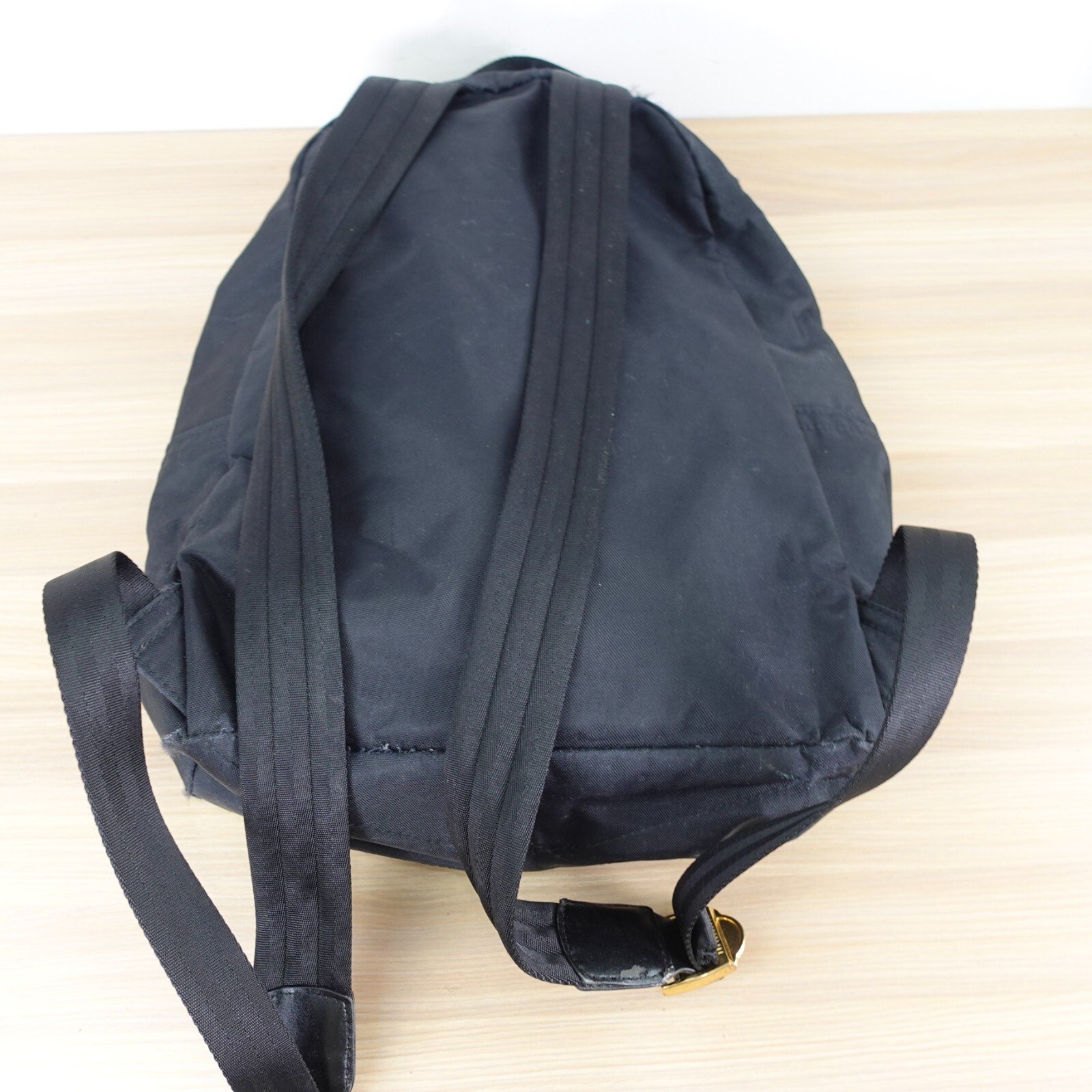 MARC JACOBS Bag Adult Black Backpack Medium Nylon Travel Lightweight FLAWED