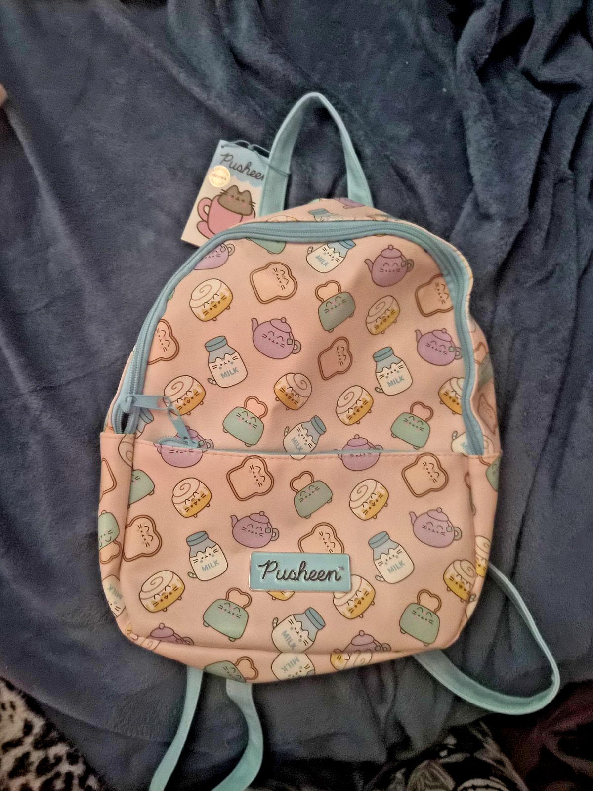 New with Tags Pusheen® Claire’s Exclusive Breakfast Printed Mini Backpack