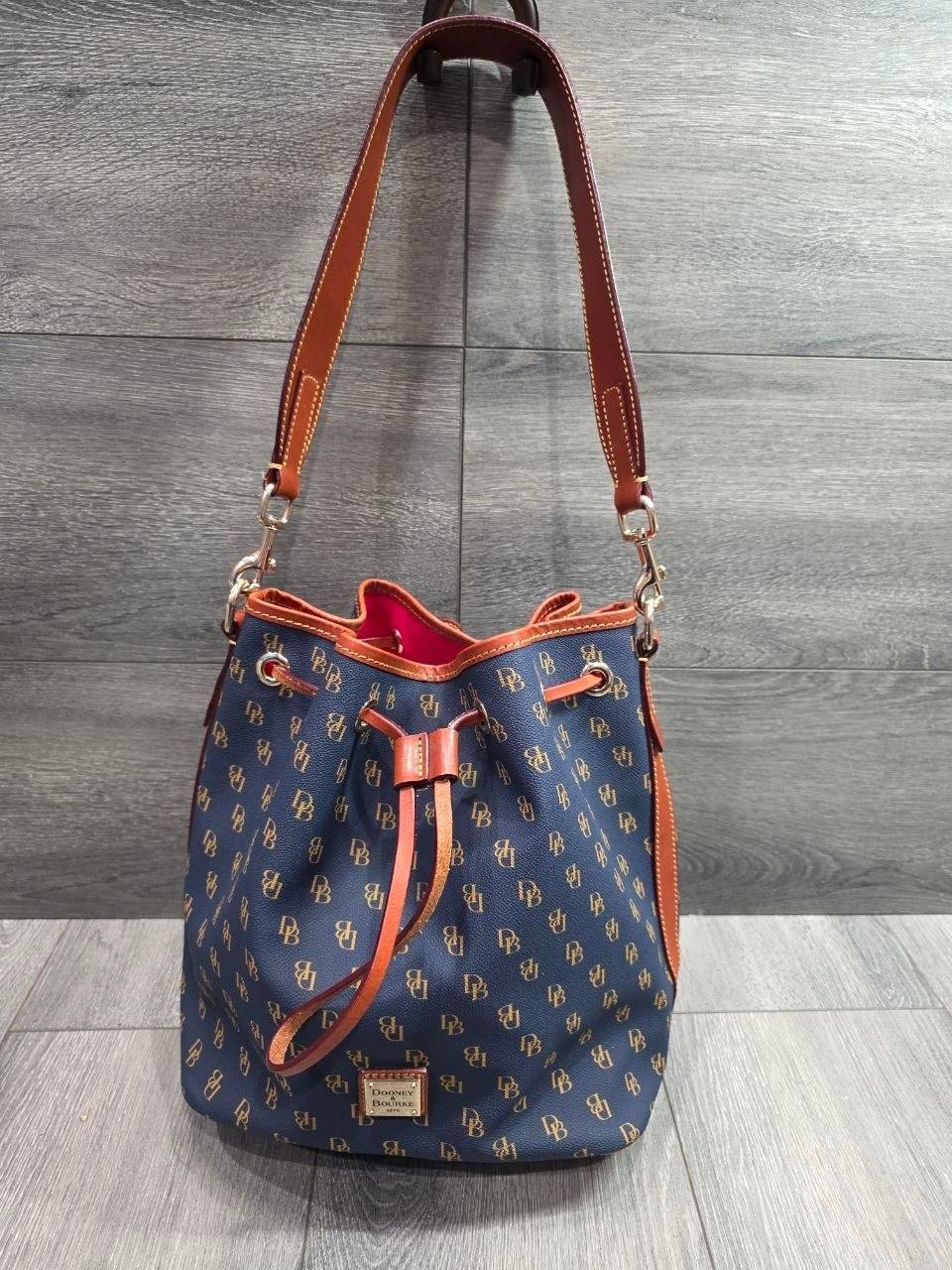 Dooney & Bourke Blakely Collection Tasha Logo Drawstring bucket Bag B000774