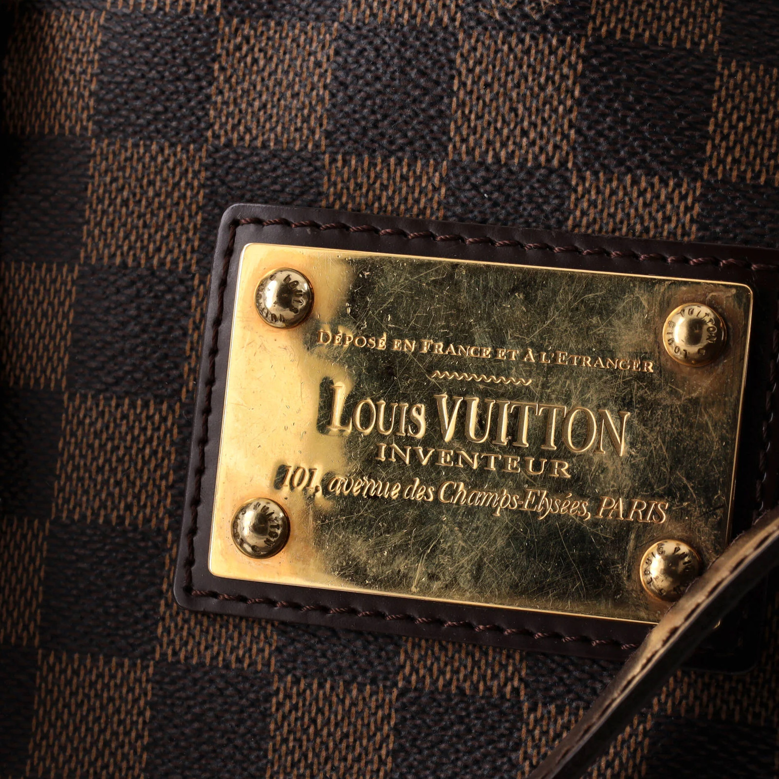 Louis Vuitton Hampstead Handbag Damier GM