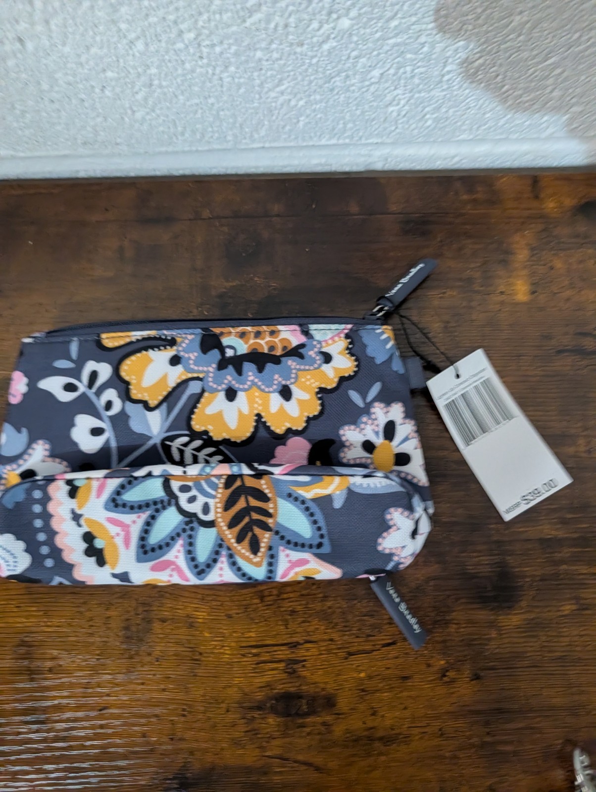 Vera Bradley Lighten Up Compact Organizer Charmont Meadows Floral Make Up Bag