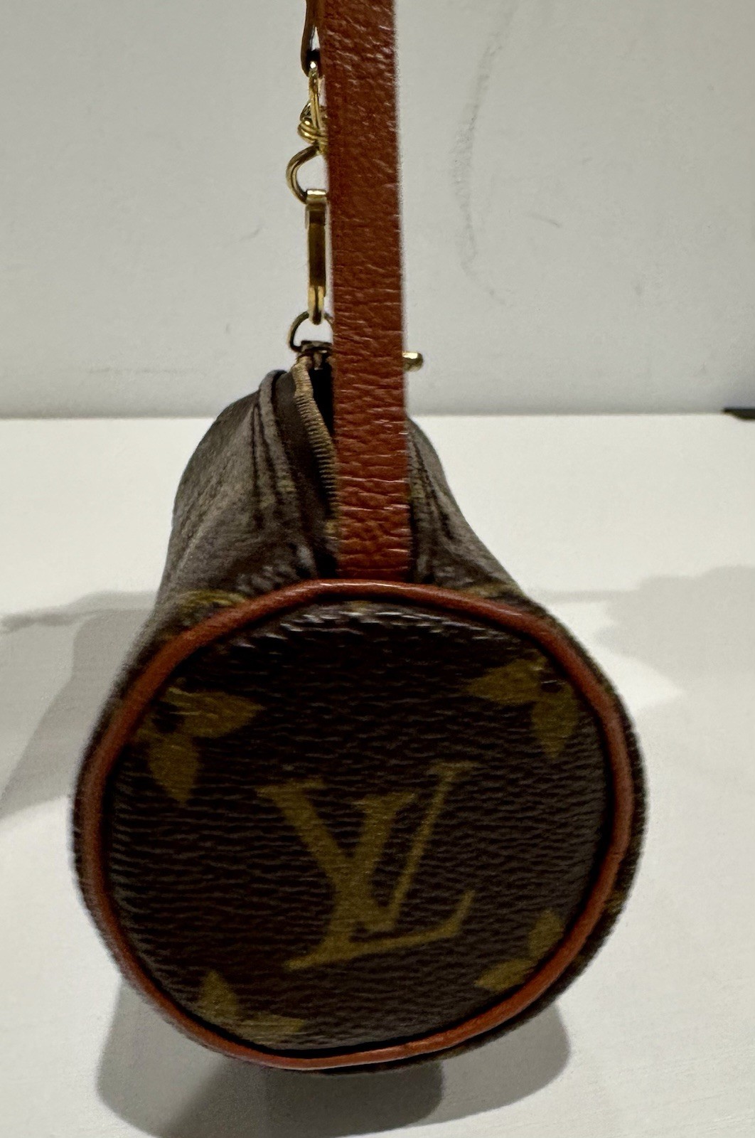 Louis Vuitton Monogram Mini Papillon Accessories Pochette Bag Purse Handbag