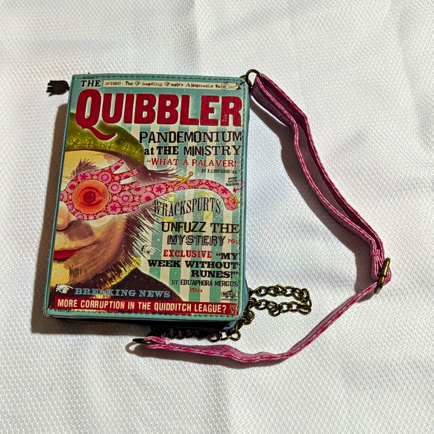 Harry Potter /Luna Lovegood Quibbler Crossbody Purse