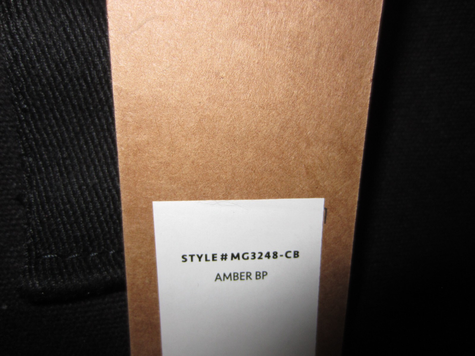 NWT Margot New York Amber Canvas Black Backpack Brushed Gold Brass Hardware 25