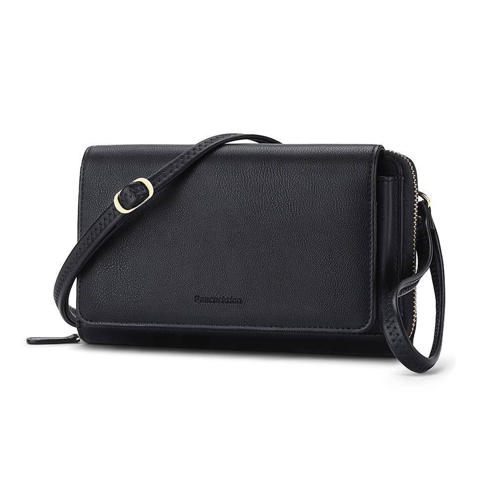 Crossbody Bags for Women Travel RFID Wristlet Wallets Vegan Leather Clutch Pu…