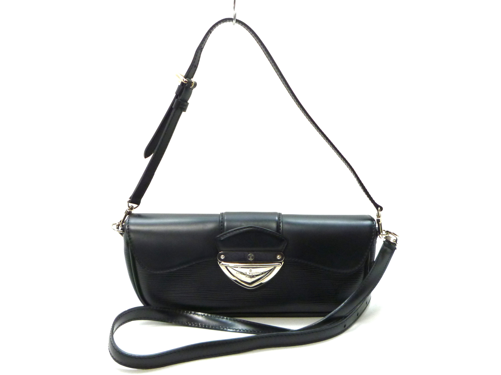 Auth LOUIS VUITTON Pochette Montaigne with 120cm Long Strap M59292 #36636235