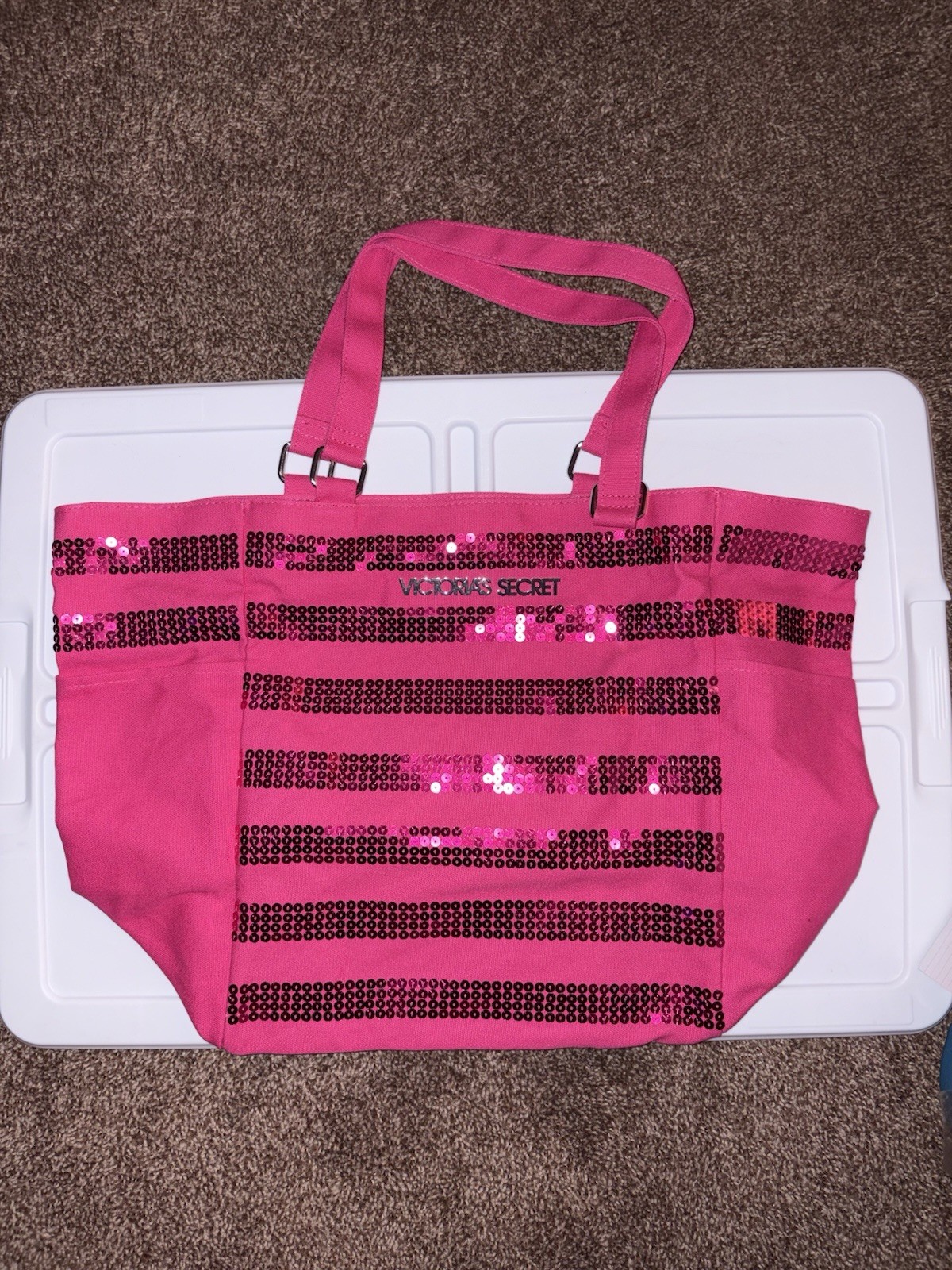 Victoria’s Secret Pink Sequined Tote Bag