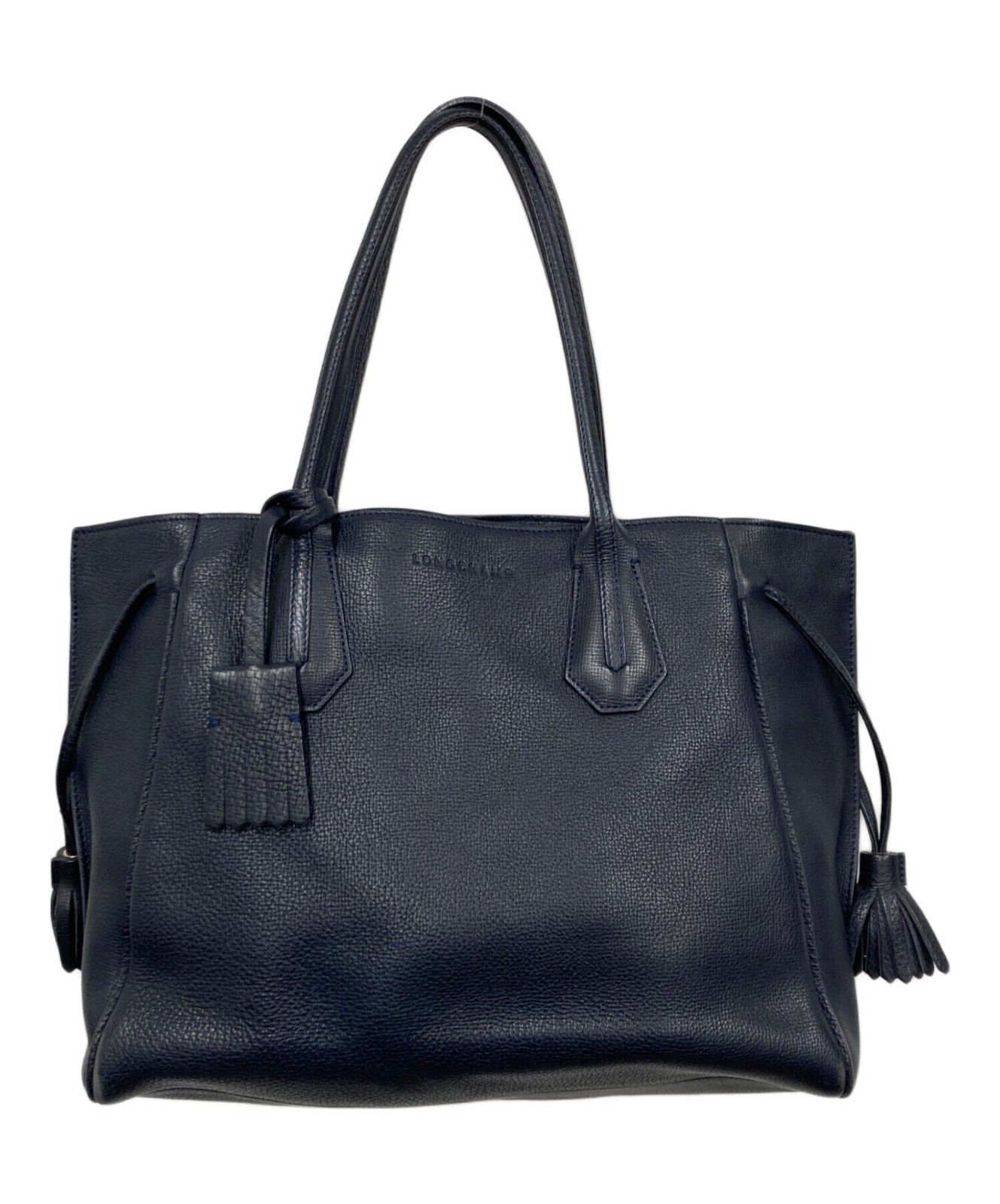 Longchamp Black Tote Bag Mens Womens Large 14.6in 3 Pocket Dust Bag 1297843606