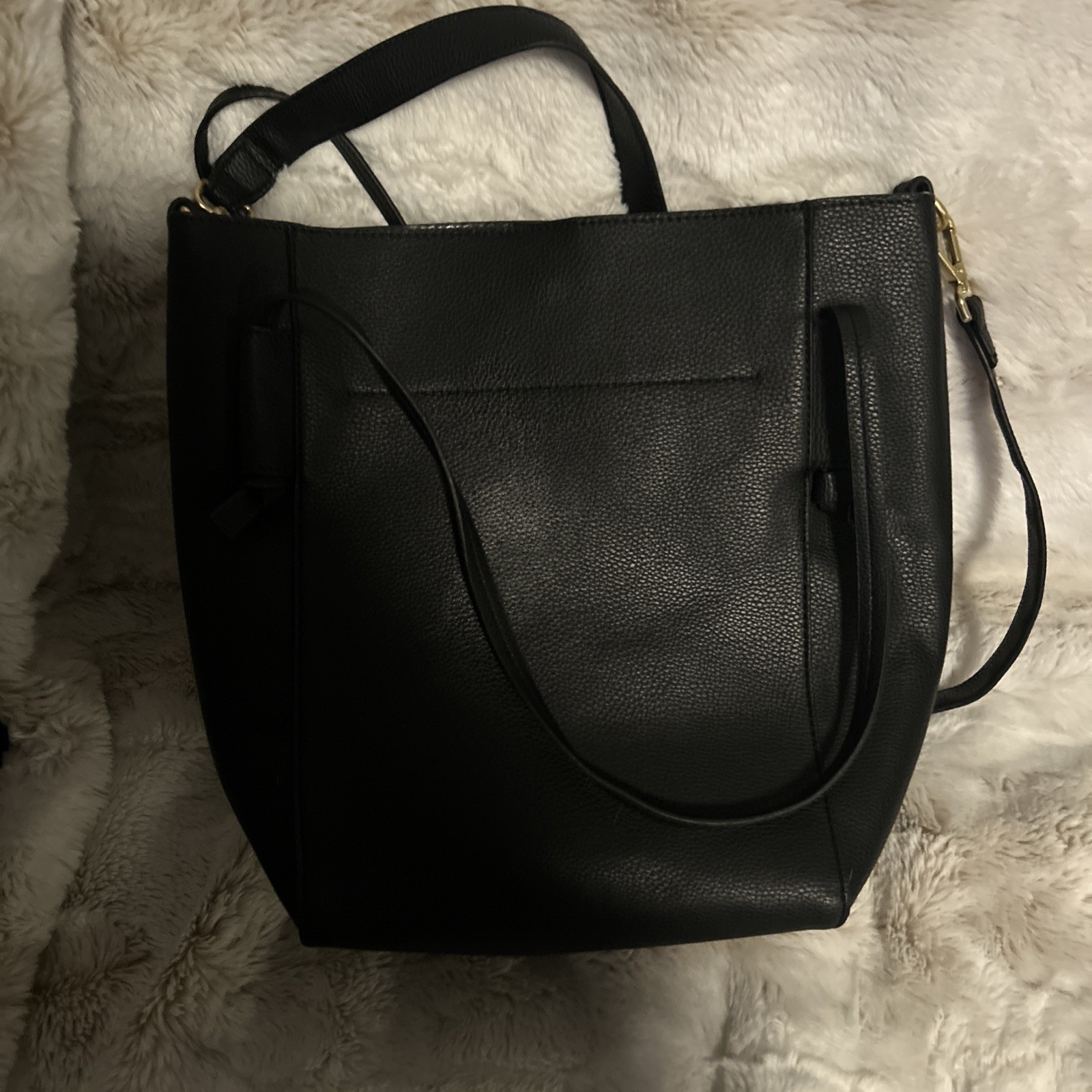 Foley + Corinna Slumber Nights Tote New with Tags Black Vegan Leather New Tag