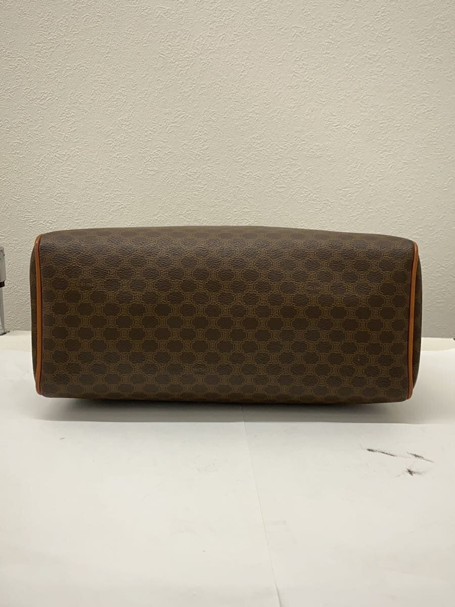 CELINE Handbag Mini Boston Macadam PVC BRW Total Pattern M13 Used