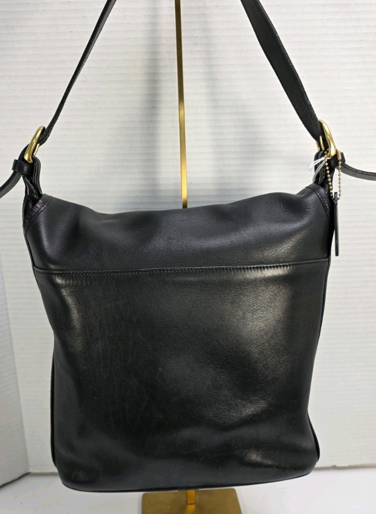 Vintage Coach Whitney Shoulder Crossbody Bag In Black G7H-4115