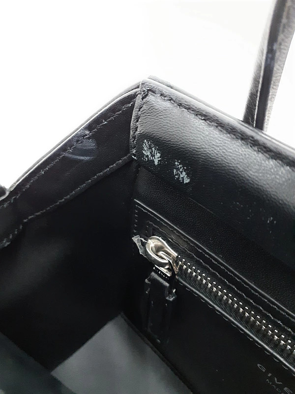 Givenchy Antigona Lock Bag Leather Black Shoulder Bag Women’s #TB3320