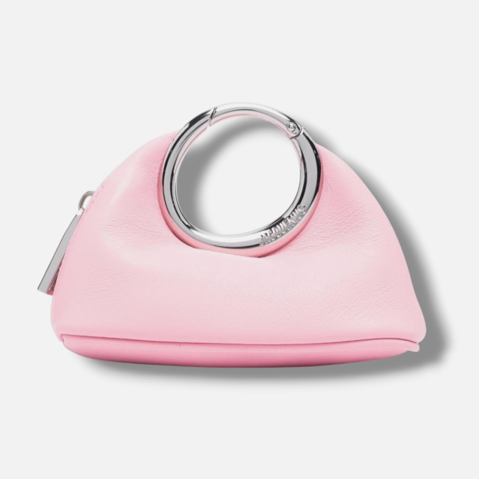 Jacquemus Women’s Pink Le Porte Calino Leather Top-Handle Small Coin Bag