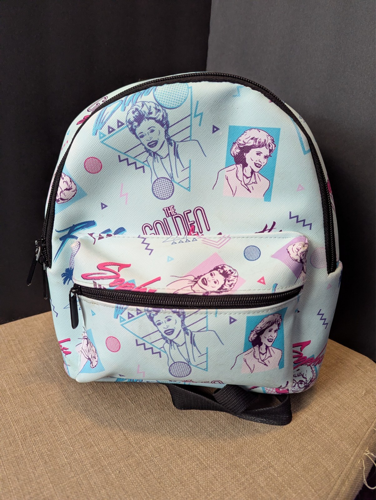 Licensed Golden Girls Mini Backpack Adustable Straps