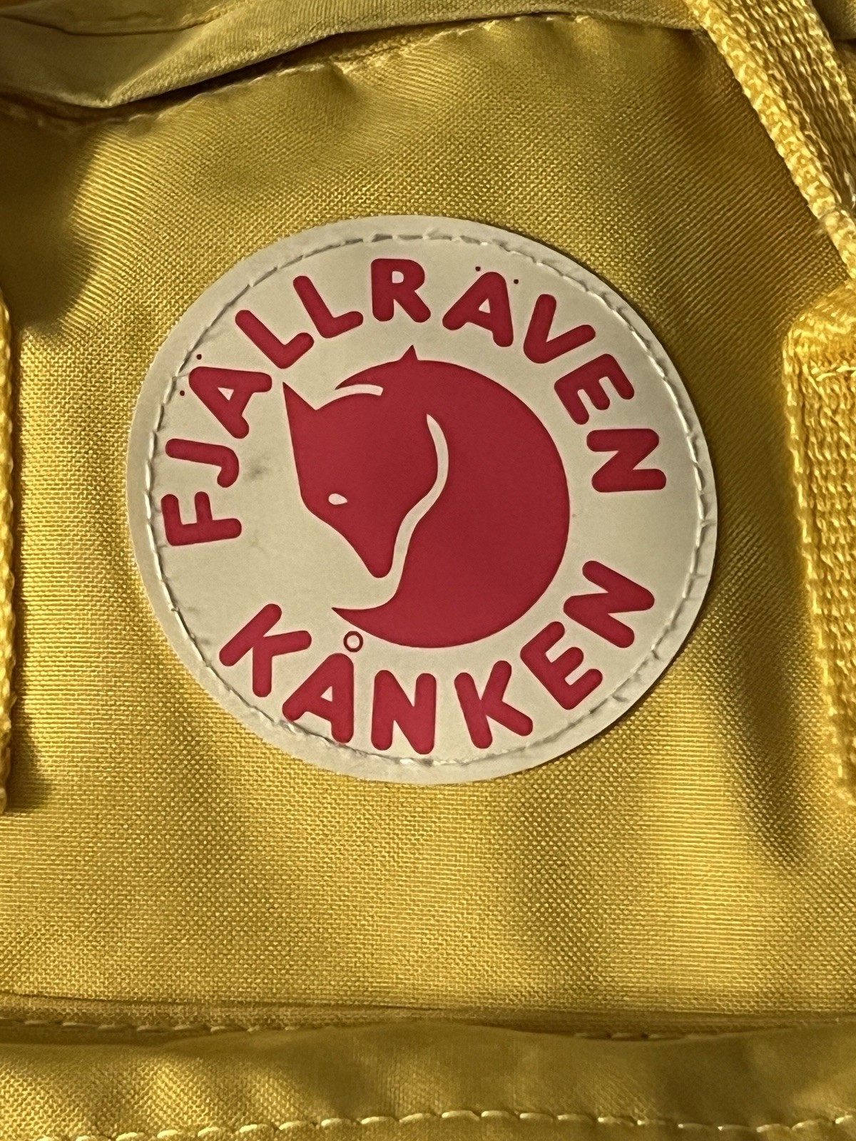 Fjallraven Kanken Everyday Outdoor Mini Backpack, Ochre Yellow, Vinylon