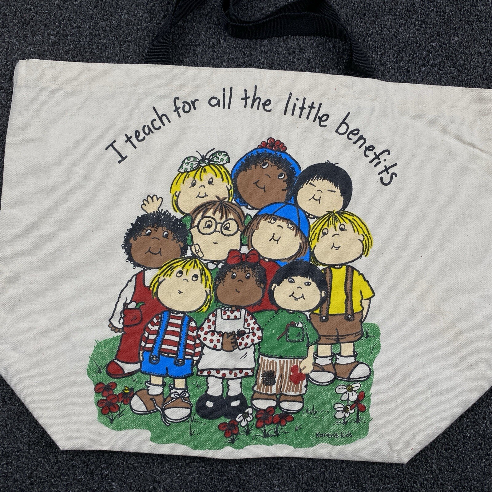Vintage 1993 Karen’s Kids Tote Bag Teacher Elementary School