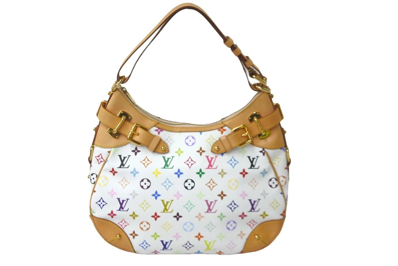 LOUIS VUITTON Greta shoulder bag Monogram Multicolore Multicolor White