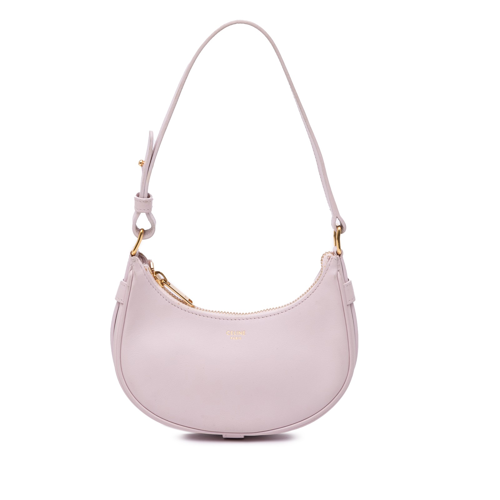 Celine Mini Smooth Calfskin Ava Shoulder Bag Pre-Loved Light Pink
