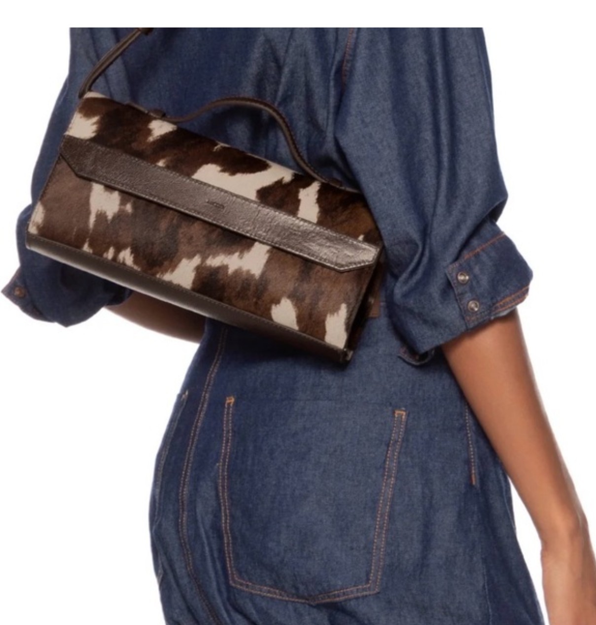 Suede Animal Print Crossbody Bag with Chain Strap – Arezzo