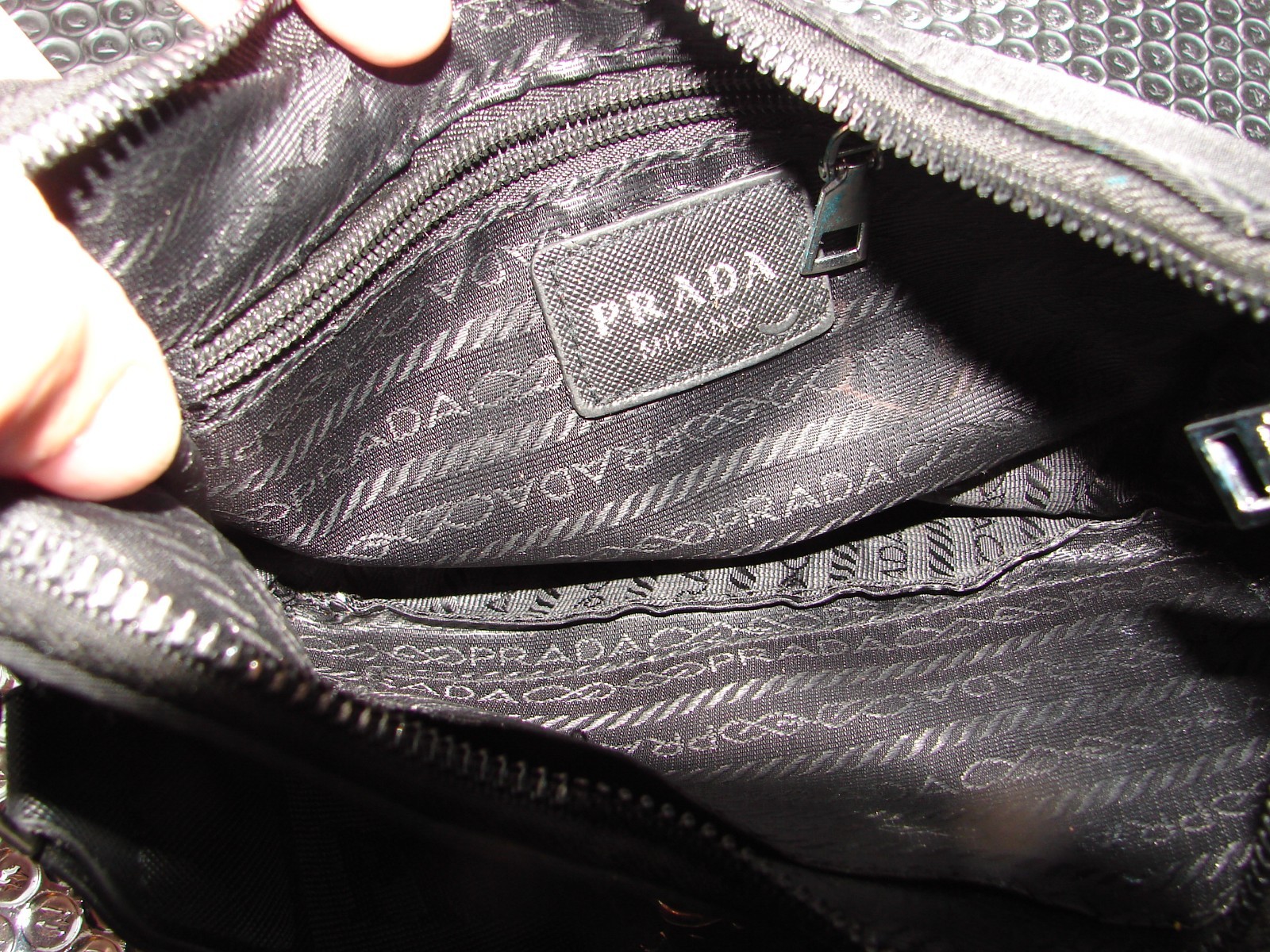 PRADA Re-Edition 2005 Crossbody Small Black Nylon Pre-owned