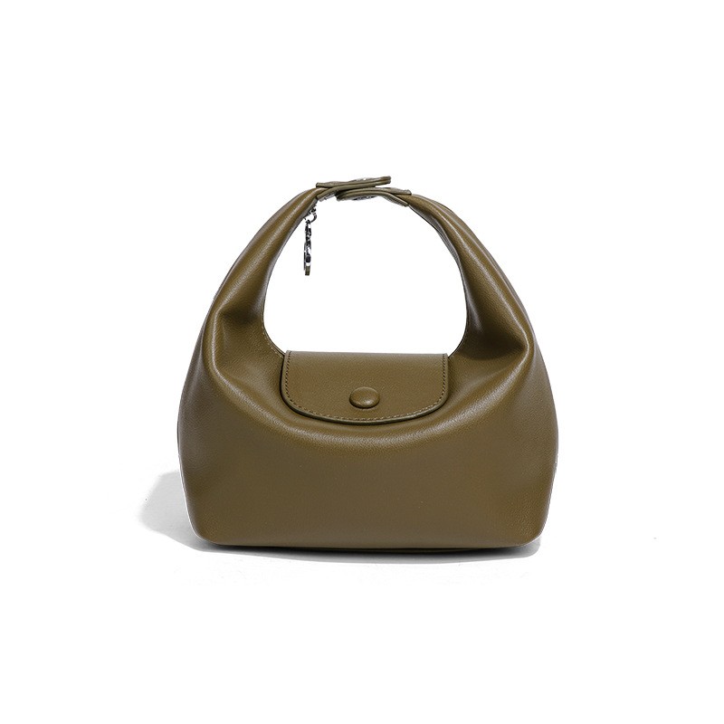 PU Dumpling Bag Urban Simplicity Cover Opening Small Box Style Crossbody