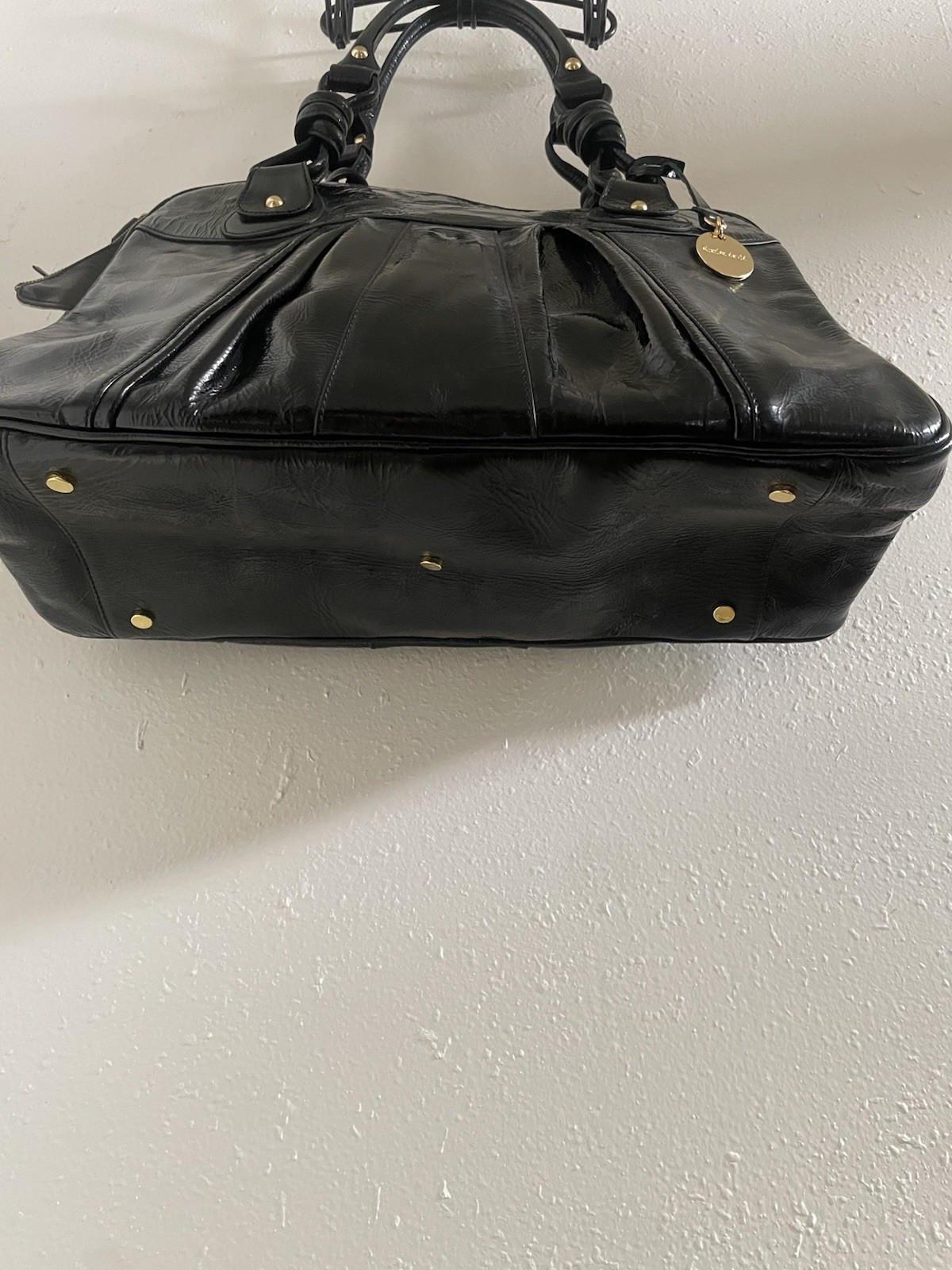 Charles David Black Leather Tote