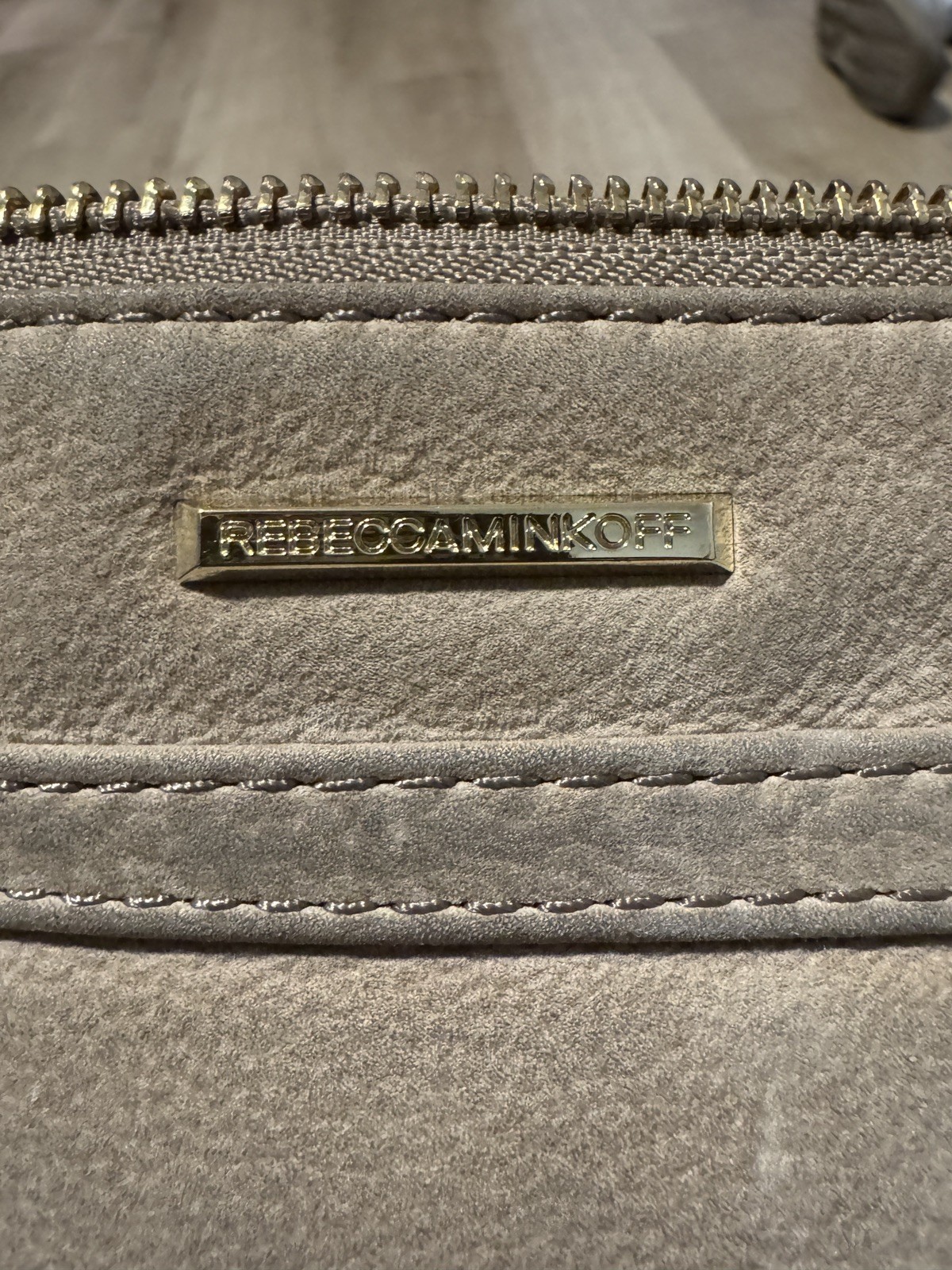 Rebecca Minkoff mini MAC Crossbody Tan Suede