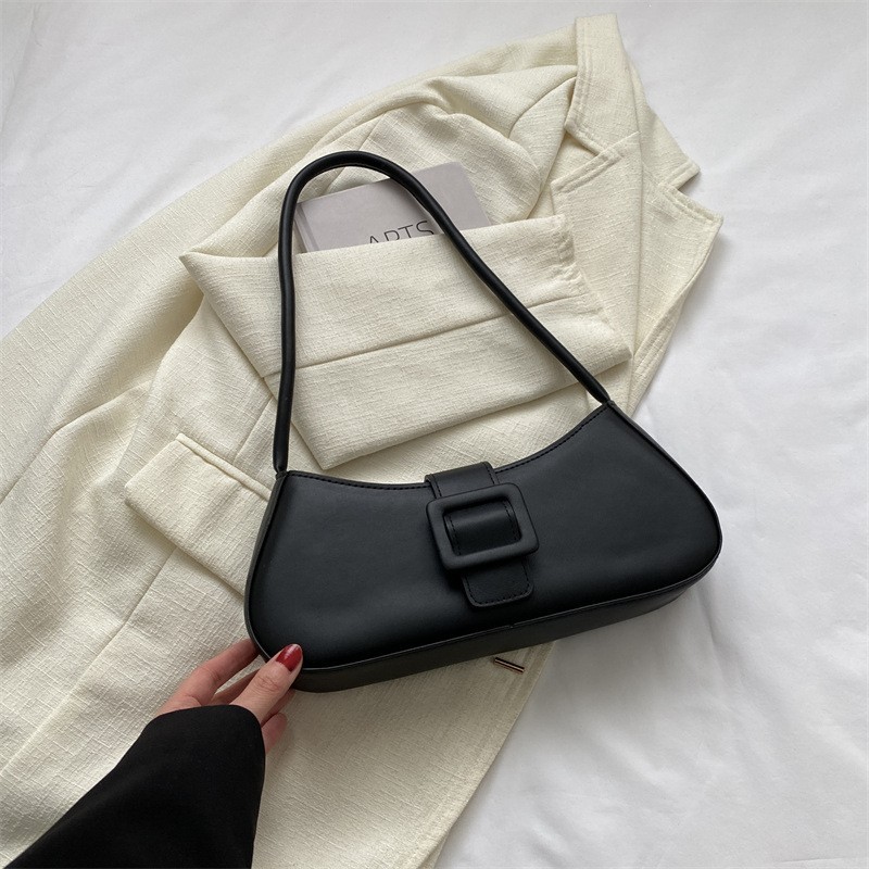 New Women’s Western Style Shoulder Bag Small Underarm Crossbody Purse Black